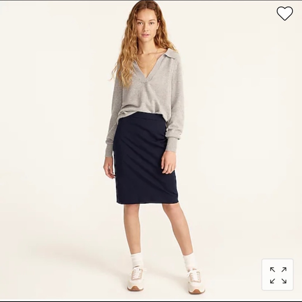 J.crew No. 2 Pencil® skirt in bi-stretch cotton Size 2